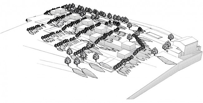 Croquis d'aménagement